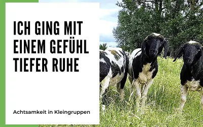 „Ich ging mit einem Gefühl tiefer Ruhe“