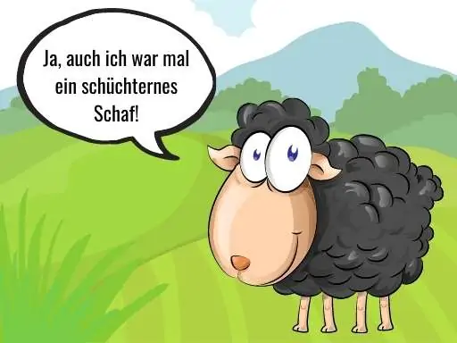 schuechternes Schaf