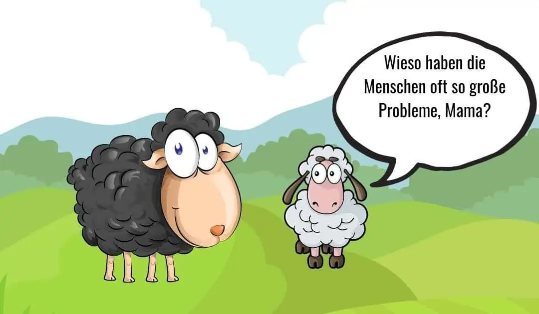 Geschichten von Schaf Schokolade – Wie stoppen die Menschen ihr  Gedankenkarussell?