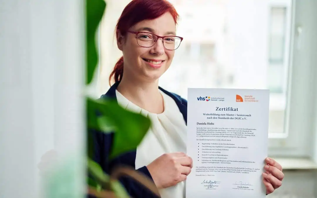 Erfolgreicher Abschluss zum Master-/Seniorcoach (DGfC)!